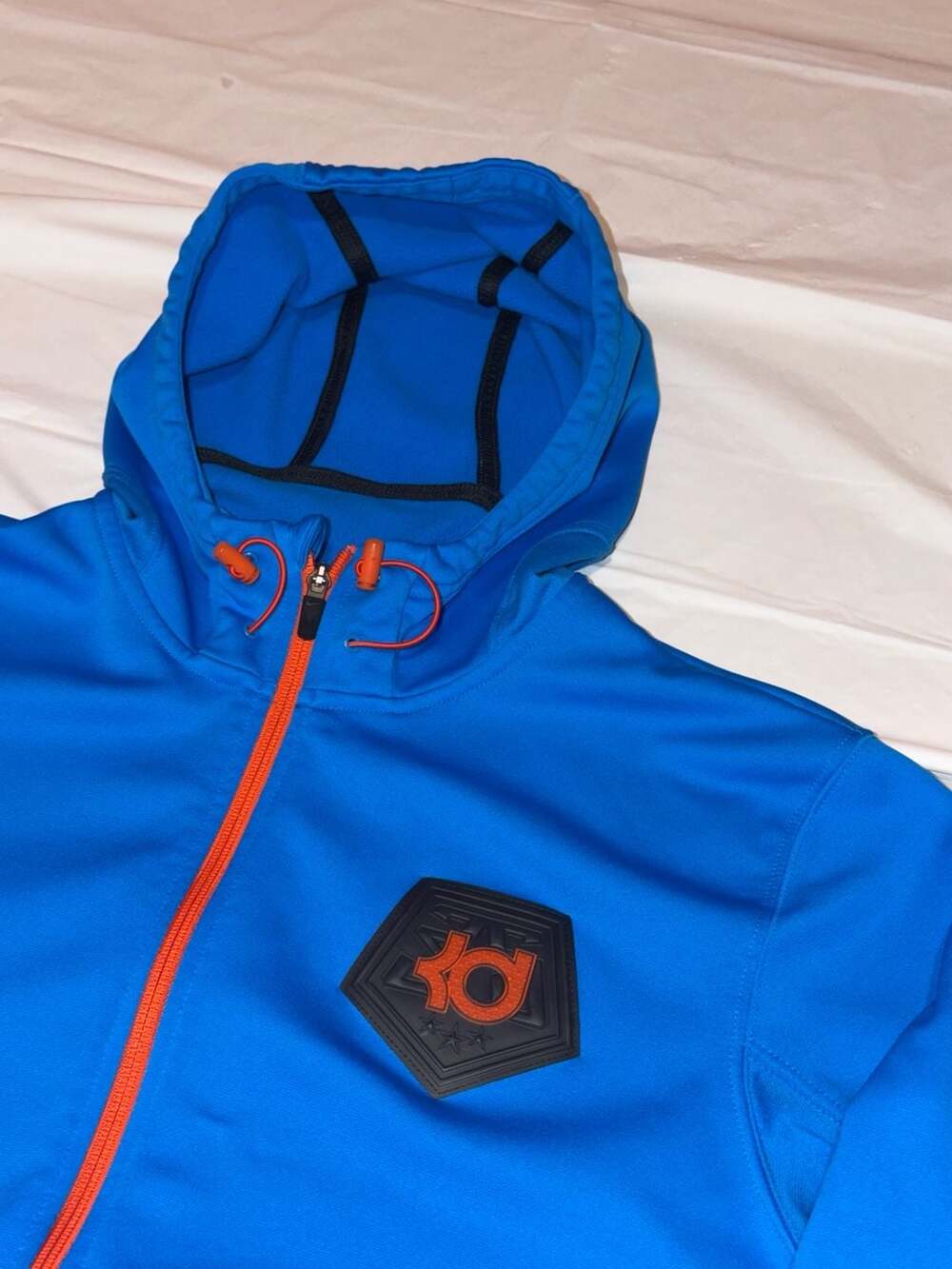 Nike Tech KD Kevin Durant Therma-Fit Full Zip Performance Hoodie Blue L